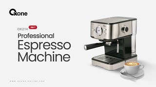 Professional Espresso Machine  OX  214  Product Feature [upl. by Ardeid516]