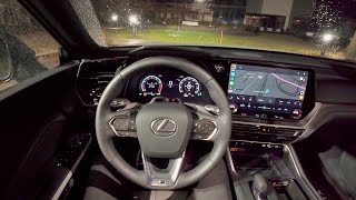 2024 Lexus TX 500h F Sport Performance Luxury AWD  POV Night Driving Impressions [upl. by Thomson]