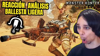 PRESENTACIÓN DE BALLESTA LIGERA REACCIÓN Y ANÁLISIS  MONSTER HUNTER WILDS [upl. by Allets162]