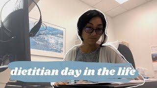 DAY IN THE LIFE as a CLINICAL DIETITIAN  FAQ [upl. by Silberman239]