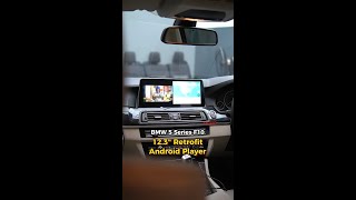 BMW 5 Series F10 Retrofit Android Player [upl. by Sitsuj]