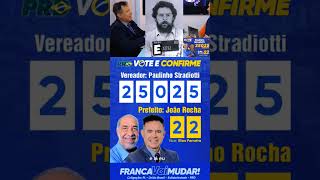 Da infância na política à luta pelo futuro de Franca Vote 25025 e João Rocha 22 FrancaVaiMudar [upl. by Cummins]