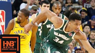 Golden State Warriors vs Milwaukee Bucks Full Game Highlights  11082018 NBA Season [upl. by Dani706]