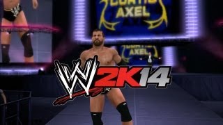 WWE2K14 Curtis Axel Entrance  Finishers [upl. by Roter645]