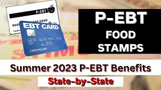 Summer 2023 P EBT Benefits Important Updates and State by State Breakdown [upl. by Notsuh]