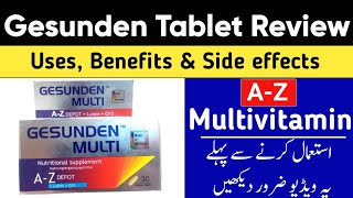 Gesunden Multi Tablet Review  Benefits amp Uses Of Gensunden Multi Tablets  Dr Pharmacist [upl. by Arotal427]