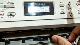 brother 7055 replace toner errorkonica minolta pagepro 1500w drum reset [upl. by Rhett]