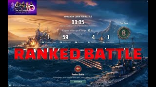 World of Warships Ranked Battle USS Farragut Commander the Russian Badger Boosteroid worldofwarshi [upl. by Zirkle881]