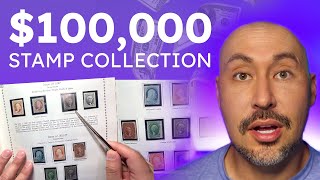 Just Bought A 100K Stamp Album  Stamp Collection Review Ep 3 [upl. by Onairotciv]