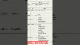 1 quarterly exam time table 20242025 [upl. by Mikkanen962]