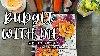 Budget with Me  September Week Two  Life Update 🩵 [upl. by Tterb]