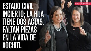 Estado civil incierto la hija tiene dos actas Faltan piezas en la vida de Xóchitl [upl. by Ymrots]