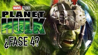 ¡Brutal ¿PLANET HULK en la FASE 4 Tony Stark se SACRIFICARÁ con la THORBUSTER [upl. by Rebma586]