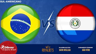 BRASIL X PARAGUAI AO VIVO  SULAMERICANO SUB20  FASE DE GRUPOS  NARRAÇÃO [upl. by Zirkle]