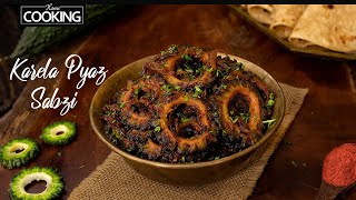 Karela Pyaz Sabzi in Under 30 Minutes  Bitter Gourd Onion Sabzi  Delicious Indian Side Dish [upl. by Giacamo]