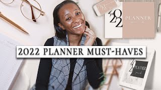 2022 PLANNER MUSTHAVES  5 Inserts YOU NEED To Plan 2022 [upl. by Nappy]