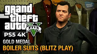 GTA 5 PS5  Mission 36  Boiler Suits Blitz Play Gold Medal Guide  4K 60fps [upl. by Attalanta]