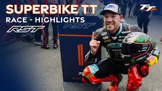 RST Superbike TT Race  Highlights  2024 Isle of Man TT Races [upl. by Ivana]