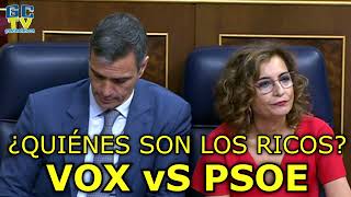 quot¿Quiénes son los ricosquot tenso debate entre Figaredo VOX y María Jesús Montero PSOE [upl. by Aridaj]