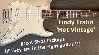 Fralin Hot Vintage Stratocaster pickups  GREAT pickups if they are in the RIGHT GUITAR [upl. by Phalan]