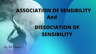 Association of Sensibility And Dissociation of Sensibility RK Tiwari [upl. by Gaskill252]