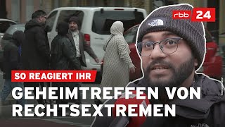 quotCorrectivquotRecherche Entsetzen über geheimes Treffen von Rechtsextremen und AfDVertretern [upl. by Waki]