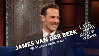 James Van Der Beek Explains Diplo To Stephen [upl. by Yhtuv]