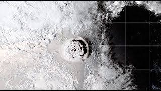 How NASA Sees the Life Cycle of Volcanic Island Hunga TongaHunga Ha’apai [upl. by Luana]