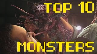 Top 10 Scariest Monsters In Gaming [upl. by Artenehs]