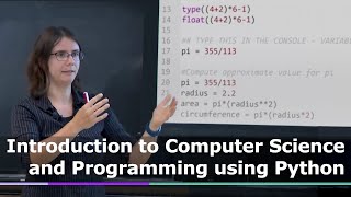 Lecture 1 Introduction to CS and Programming Using Python [upl. by Anaira418]