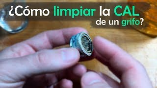 Cómo quitar la cal de un grifo  español [upl. by Yllop]