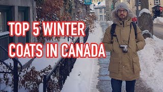 Top 5 Winter Coats in Canada [upl. by Nacul]