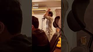 Poppay Ki Wedding dubbing session khushhalkhan Poppaykiwedding [upl. by Anaitat]