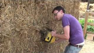 Build a shed from straw bales [upl. by Theresa]