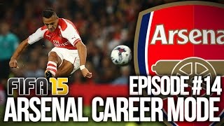 FIFA 15 ARSENAL CAREER MODE 14  35 YARD FK GOALASO [upl. by Lehcer]