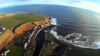 Dunbeath Caithness Scotland aerial video [upl. by Derina501]