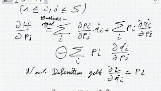 Eine Hamilton Bewegungsgleichung Theoretische PhysikMechanik [upl. by Elrod]