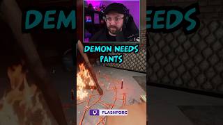 DEMON NEEDS PANTS 👖  Phasmophobia shorts [upl. by Eillas]