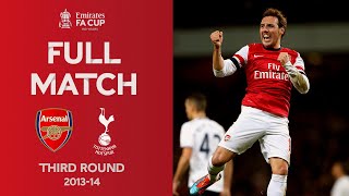 FULL MATCH  Gunners Dominate North London Derby  Arsenal vs Tottenham  Emirates FA Cup 201314 [upl. by Karilynn]