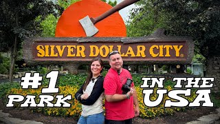 Exploring SILVER DOLLAR CITY First Time Visiting the 1 Park in the USA Branson Missouri [upl. by Yessak]