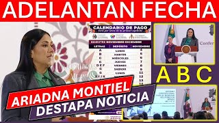 💥CONFIRMADO LISTO EL DEPÓSITO 💥ADULTOS MAYORES en NOVIEMBRE 4 PAGOS DÍA LUNES OPERATIVO BIENESTAR [upl. by Prudie362]