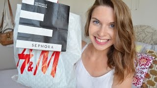 Haul Solde Eté 2015  Séphora  HampM [upl. by Leihcar]