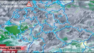 Wettervorhersage für Freitag den 9 Februar 2024 [upl. by Miof Mela]