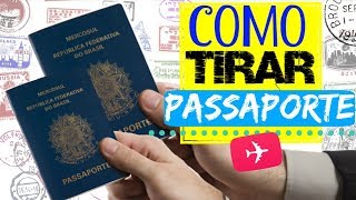 COMO TIRAR PASSAPORTE  PASSO A PASSO [upl. by Delilah]