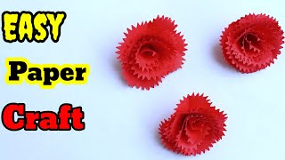 Easy Paper Craft  Paper Craft Step by Step  How to make Flower  Paper Tutorial  Zee Art 162 [upl. by Ursi]