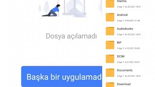 Telefonda Açılmayan Dosya Açma  Bu Dosya Açılmıyor Hatası [upl. by Eymaj]