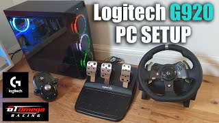 How To Setup Logitech G920 Racing Steering Wheel On A PC [upl. by Geerts]