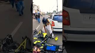 Car sa accident hoa gya 🤯😰 automobile duke mt15 ktmduke motovlog bike exhaust rider [upl. by Assen612]