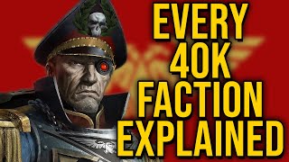 Every single Warhammer 40k WH40k Faction Explained  Part 1 [upl. by Kevon682]