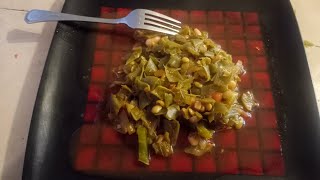 Comida Vegana ejotes al vapor algo bien rico y Facil de preparar [upl. by Ateval986]